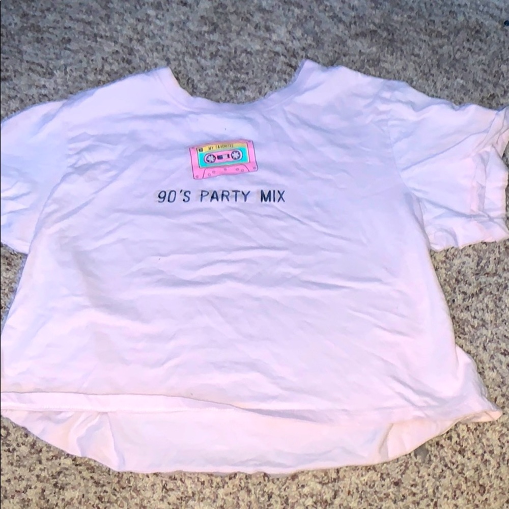 A crop shirt
